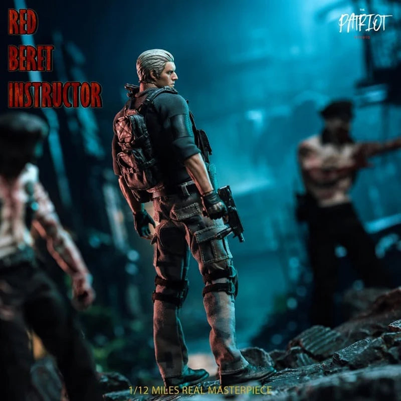 Original Patriot Studio 1/12 Jack Krauser Resident Evil Jack Krauser Red Beret Instructor Type-A In Stock Anime Figures Toy