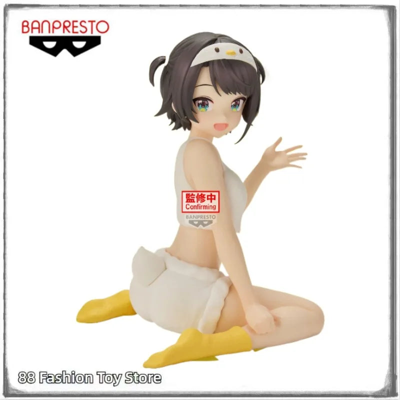 Pre-sale April 2026 Original BANDAI BANPRESTO Hololive Relax Time Oozora Subaru Anime Figure Toy Gift Ornament