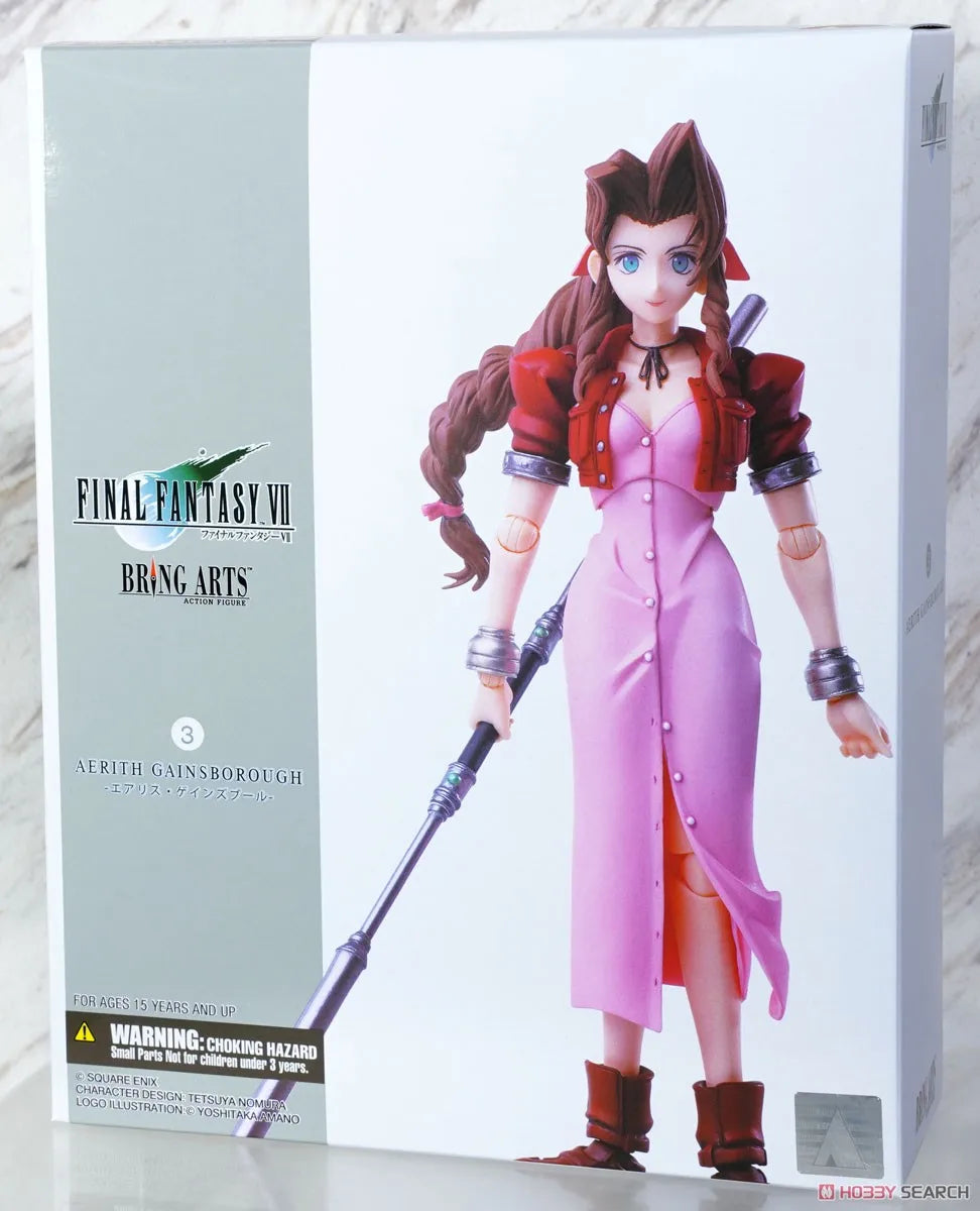 100% Original in Stock Square Enix Bring Arts Final Fantasy Aerith Gainsborough Mythril Rod Ver. Action Figure Collection Series