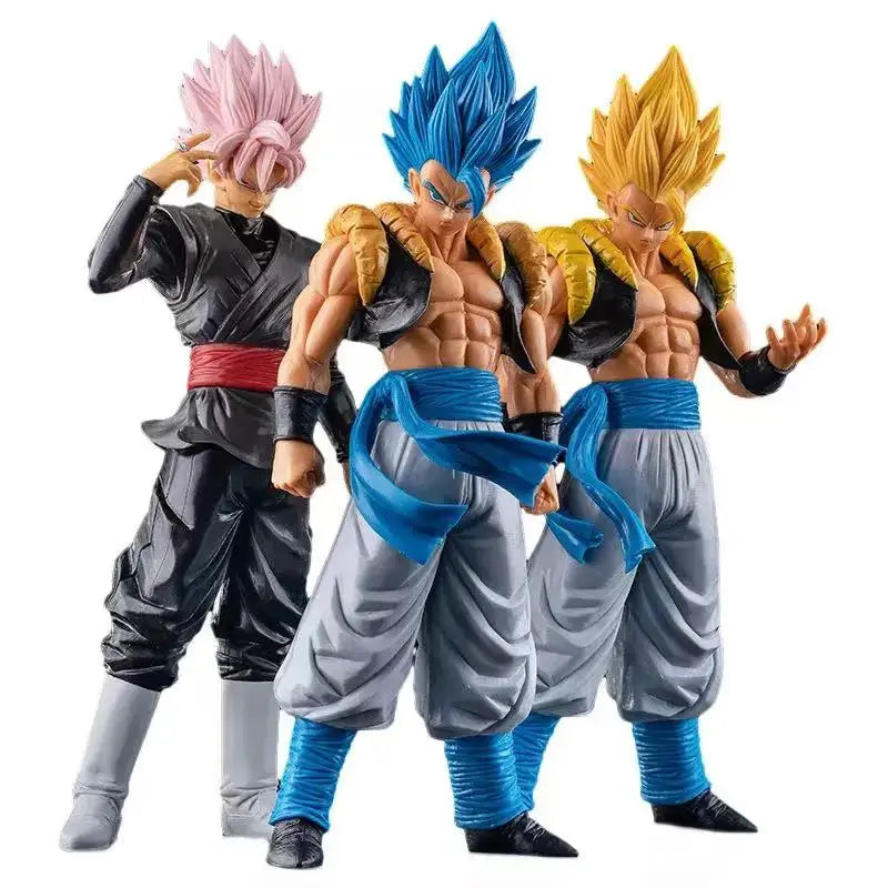 31CM Dragon Ball Z Super Saiyajin Der Pfirsichblaue Gogeta PVC Actionfigur Modell Spielzeug Desktop Decoraction Kinder Geburtstagsgeschenk