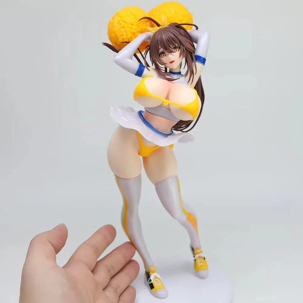 26cm Native Hentail Matsuri Figure Sunshine Cheerleader Sexy Girl PVC Adult Anime Rocket Boy Statue Figure