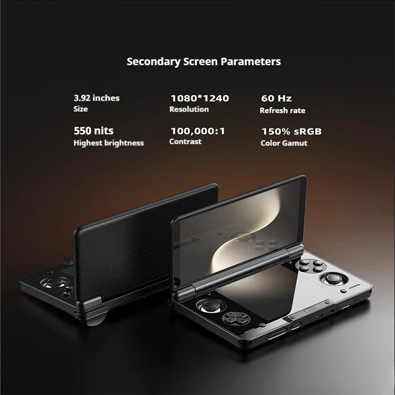 Original AYN Thor 6'' OLED Dual Screen Gaming Handheld Qualcomm Snapdragon CPU 6000mAh Battery Android13 Hall Stick Game Console
