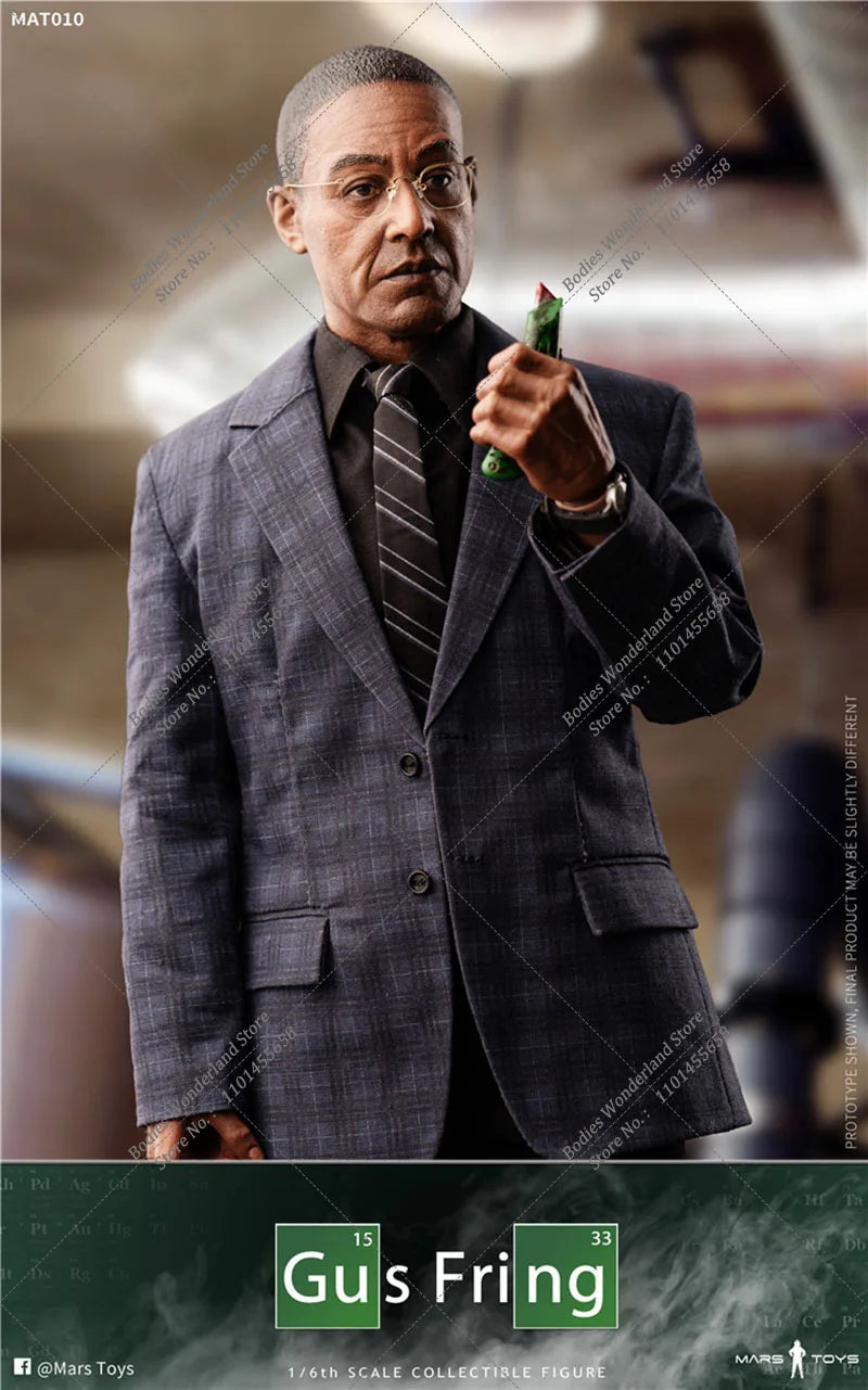 In Stock Mars Toys MAT010  1/6 Scale Collectible Breaking Bad Gus Fring Giancarlo Esposito 12Inch Double Action Figure Full Set