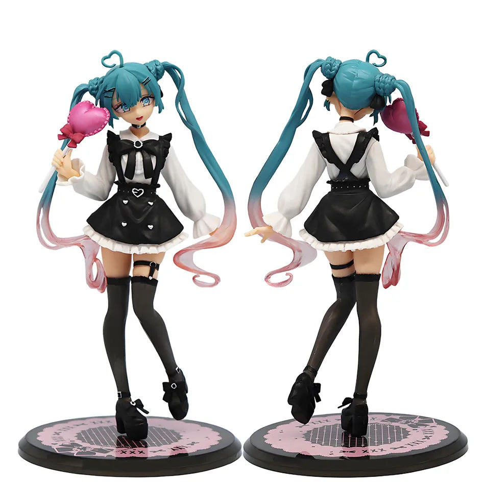 21cm Sexy Girl Hatsune Miku Anime Figure Fashion Subclture Miku Action Figure Christmas Gift PVC Collection Model Doll Toys