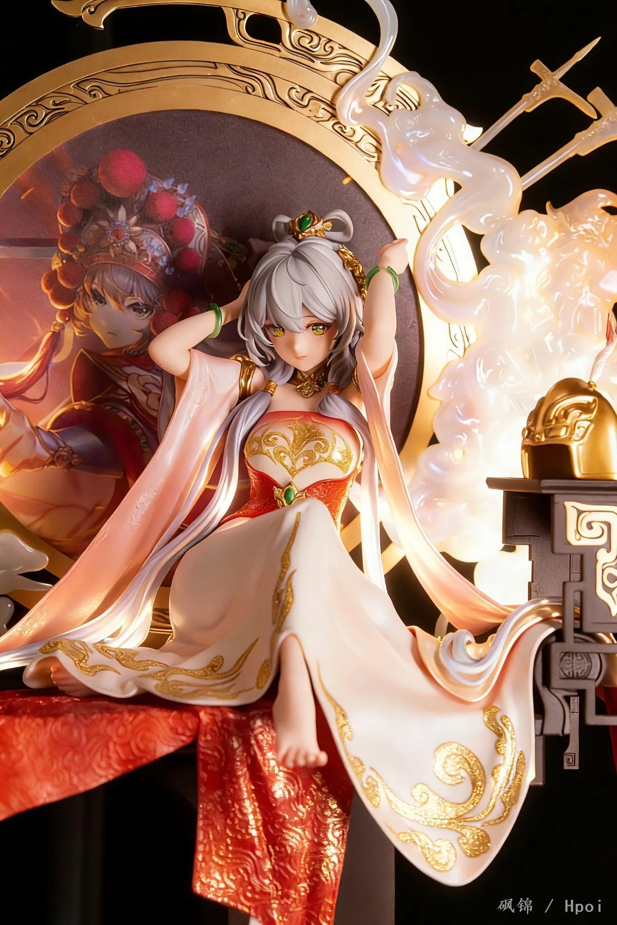 In Stock Genuine Vsinger × Bearpanda Luotianyi Ballad of Mulan 1/6 Anime Figure Model Toys Collection Ornament