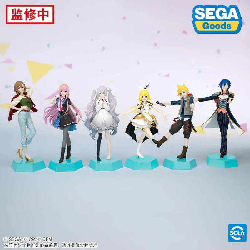 25cm Genuine SEGA DDC Hatsune Miku Project Sekai Kagamine Rin Kagamine Len Action Figure Model Toys Gift for Birthday