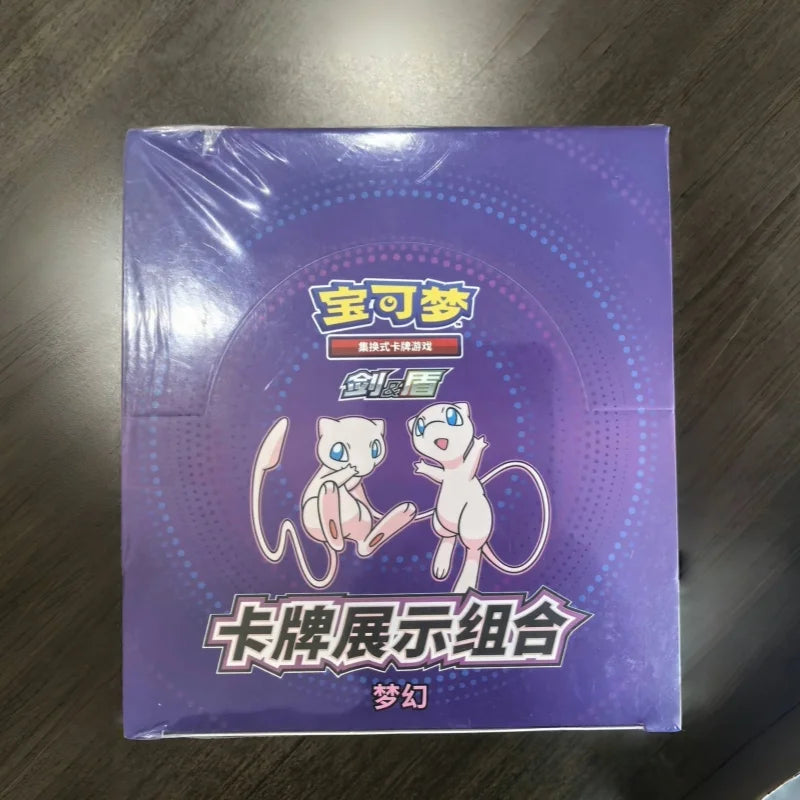 In Stock Original Chinese Version Pokes Trading Card Game Ptcg Eevee Show Photo Frames Gift Box Desktop Decoration Birthday Gift