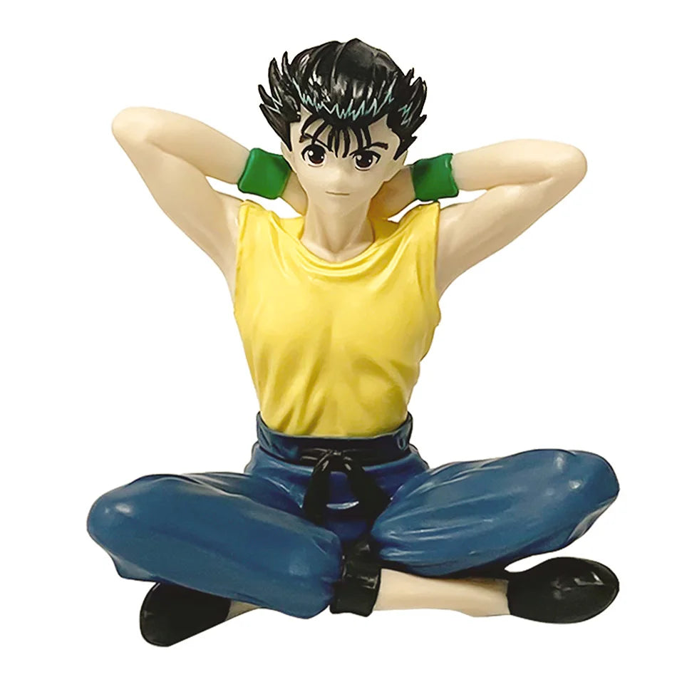 YuYu Hakusho Anime Figure Toys 8cm 2Pcs Set Urameshi Yuusuk Kurama  Minamino Shuuichi Action Figure Pvc Model Doll Children Gift