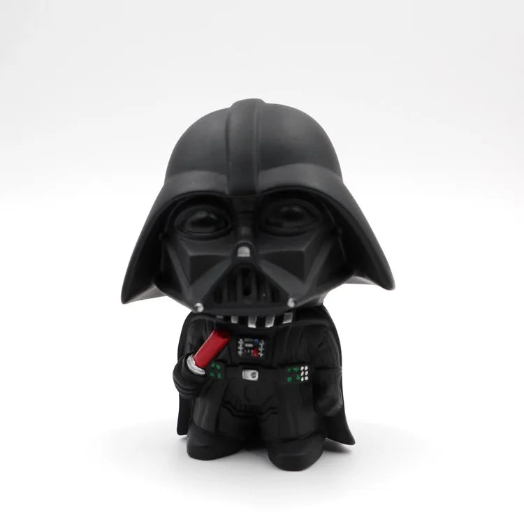 10cm Disney Star Wars  Anime Figure Doll Action Force Awakens Black Series Darth Vader Toys Model For Children Gift