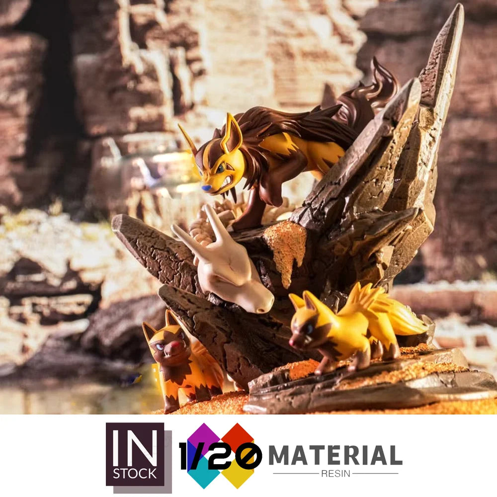 [In Stock]1/20 PVC Scale World [MINAMO] - Poochyena & Mightyena [Split RE-MENT]