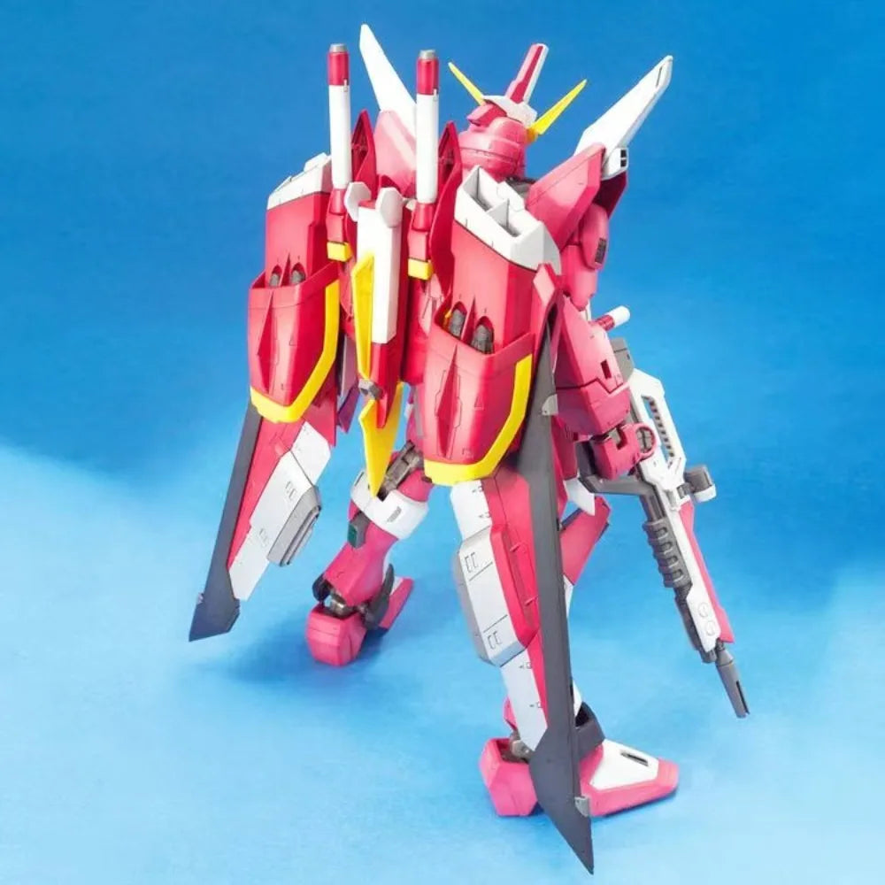 HG 1/144 Infinite Justice Revive Action Figure Anime Mecha Model Kit Assembly Robot Plastic Collectible Display for Kid Boy Gift