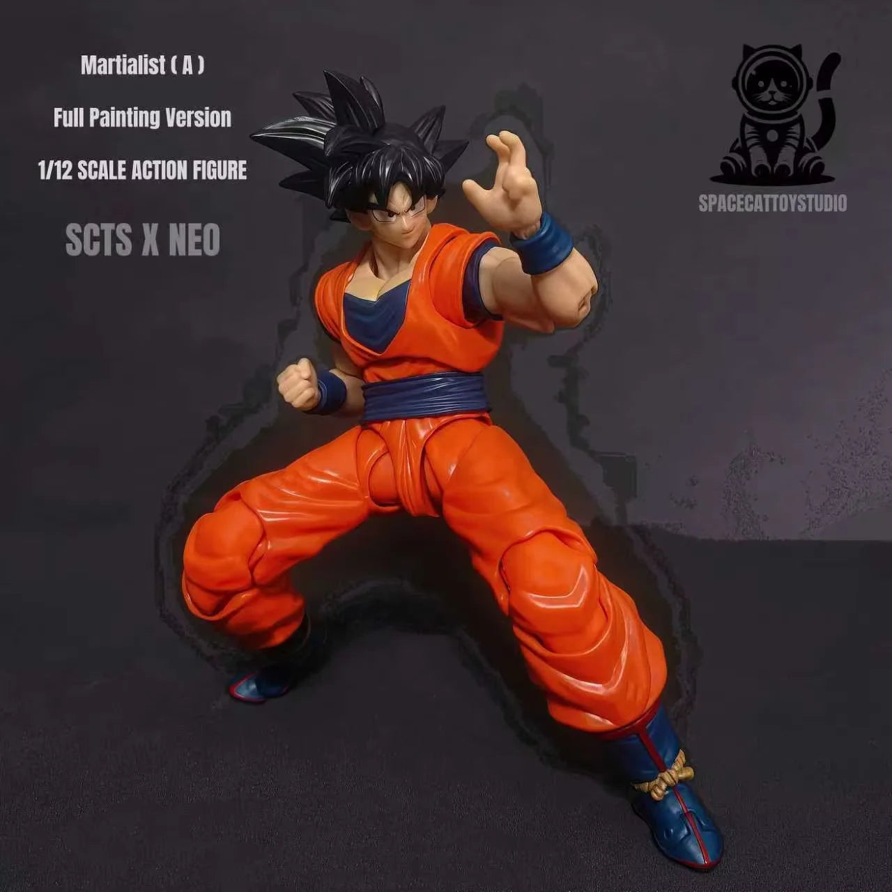 In Stock CTS NEO Dragon Ball Son Goku Martialist Figure Son Goku 1/12 Scale Action Figures Model Pvc Statue Collection Toys Gift