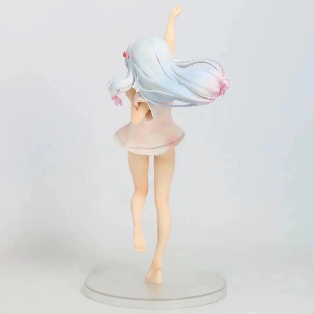 24cm Ques Q Ero Manga Sensei Sagiri Izumi Ending Mode PVC Action Figure Anime Figure Model Toys Collection Doll Gift