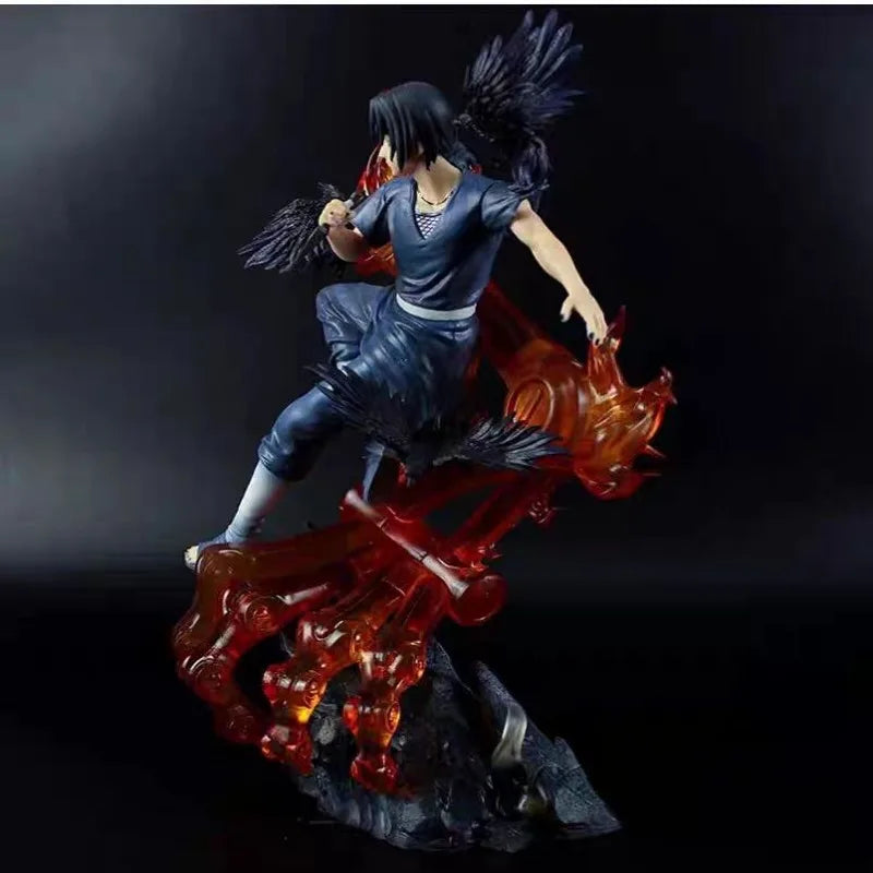 36cm Animation Figure Uchiha Itachi Uchiha Sasuke Anime Collection Model Pvc Desktop Ornament Decorations Children Toys Gift
