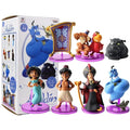 Disney Princess jasmine figure toy Evil Monkey Tiger Aladdin and His Lamp PVC Action Figure Model Toy Dolls