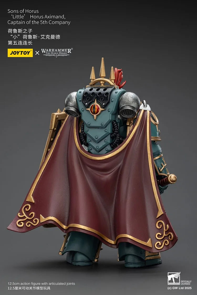JOYTOY Warhammer "The Horus Heresy" Sons of Horus 'Little’Horus Aximand,Captain of the 5th Company Action Figures Doll Collect