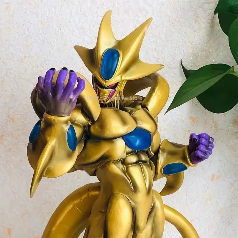 33 cm Dragon Ball Z Anime Figuren Gk Cooler Figur Golden Coora Statue Pvc Action Figure Sammeln Modell Dekoration Spielzeug Geschenk