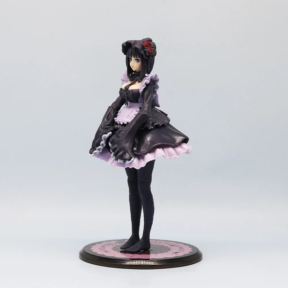20cm My Dress-Up Darling Anime Figure Black Maid Outfit Kitagawa Marin Action Figure Shizuku Kuroe Figurine Collection Model Toy