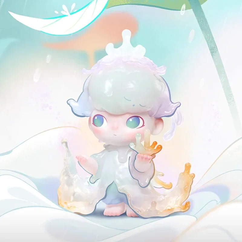 POP MART DIMOO Shapes in Nature Series Blind Box Toys Kawaii Anime Action Figure Surprise Mystery Box Dolls Girls Gift