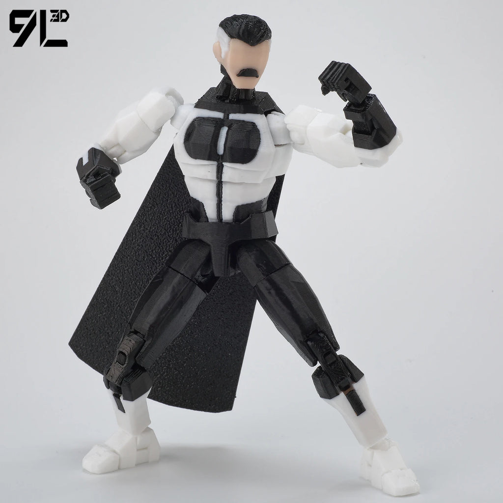 9L3D Dummy13 Unbesiegbarer Omni-Man-Verrat Anime Mehrgelenk-Shapeshift-Spielzeug Kampf-Actionfiguren Freundgeschenk Lucky Titan13