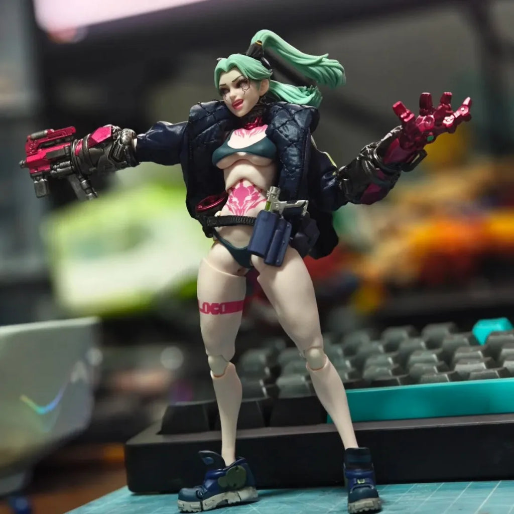 Original 1/12 Scale Romankey X Cowl Battle Female Soldier Gun Girl Jessica 6'' Full Set Collectible Action Figure Model Toys