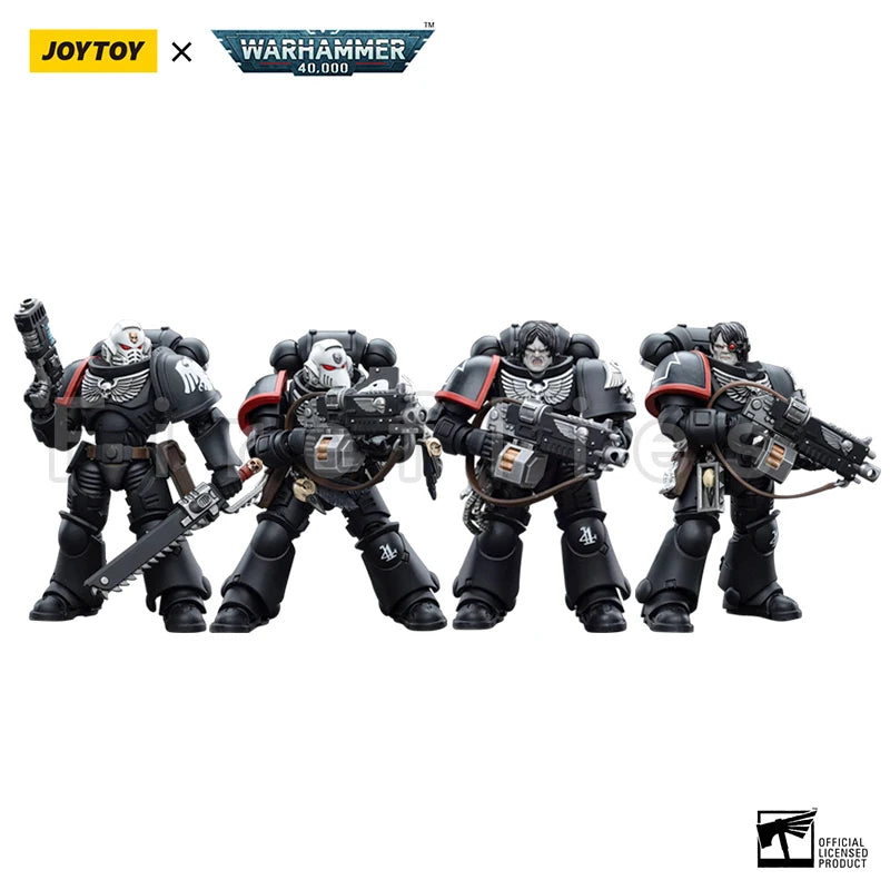 1/18 JOYTOY Action Figure 40K Raven Guard Intercessors Sergeant Rychas Re-issue Version Anime Model Toy