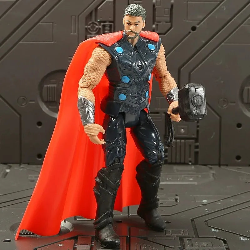 Avengers Hero Loki Spiderman Endgame Action Figure Ironman Thanos Antman Thor Model Props Collection Toy 15-17cm