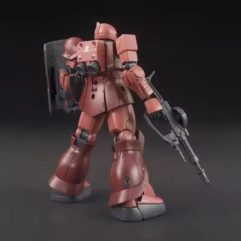 Gto 015 Hg 1/144 Ms-05 Old Red Zaku Char Aznable Dedicated Machine Assembly Model Kit Action Figures  Desktop Ornament Boys Toys
