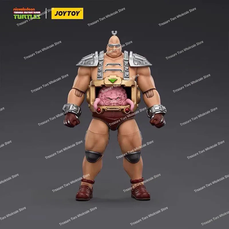 Auf Lager JOYTOY 1/18 TMNT Figur JT00881 JT01000 JT01017 Krang Slash Tokka Anime Actionfiguren Figuren Modelle Spielzeug Geschenke