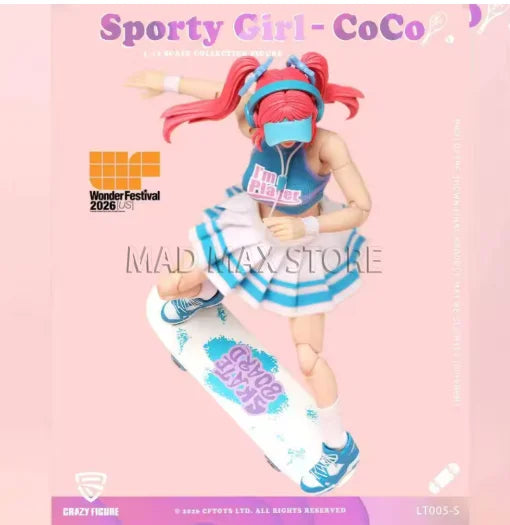 Pre-sale CFTOYS 1/12 US WF26 Exhibition Sports Girl Keke Articulated Action Figure Collectible Ornament Q1 2027