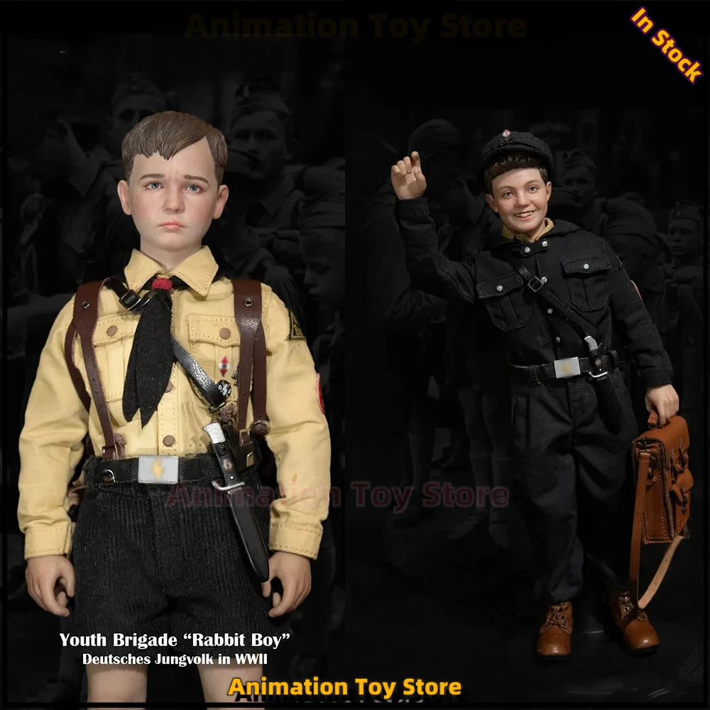 Facepoolfigure FP016 1/6 Rabbit Boy World War II German Children Corps Historical/Film Version Full Set 12in Action Figure