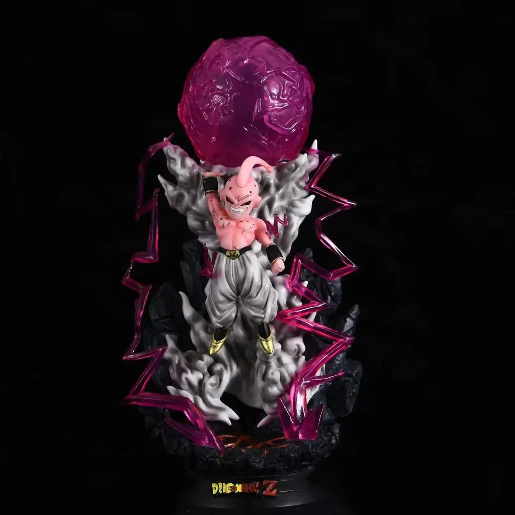 25cm Dragon Ball Anime Figure Majin Buu Immortal Peripheral PVC Model Scene Glow Statue Desktop Decoration Ornaments Gifts Toys