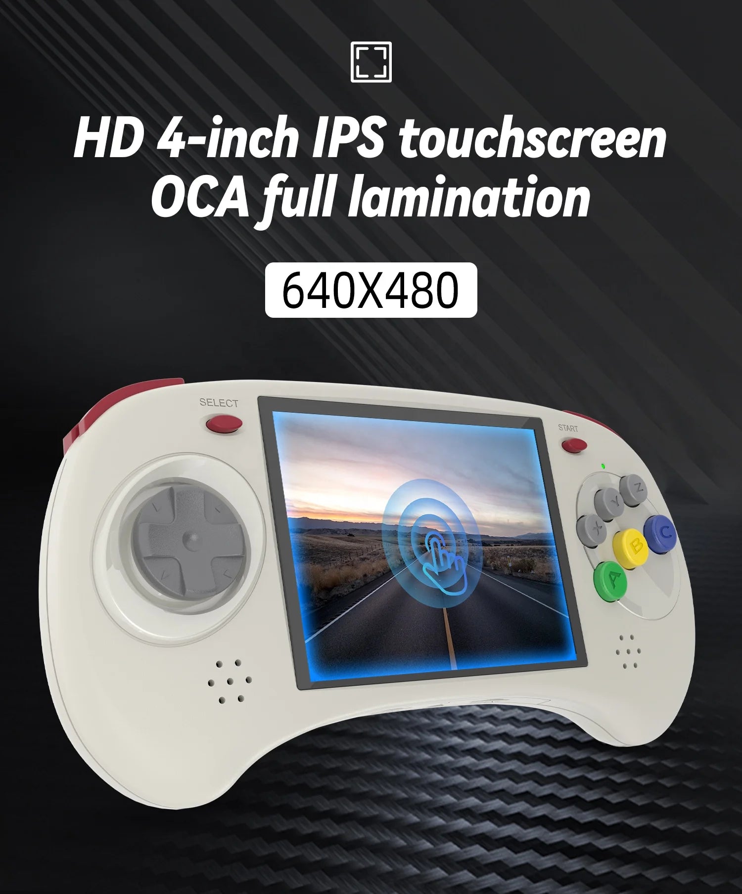 RG ARC Android Linux OS 4.0 Inch Touch Screen Retro Handheld Mobile Game Console Emulator Gaming Consola