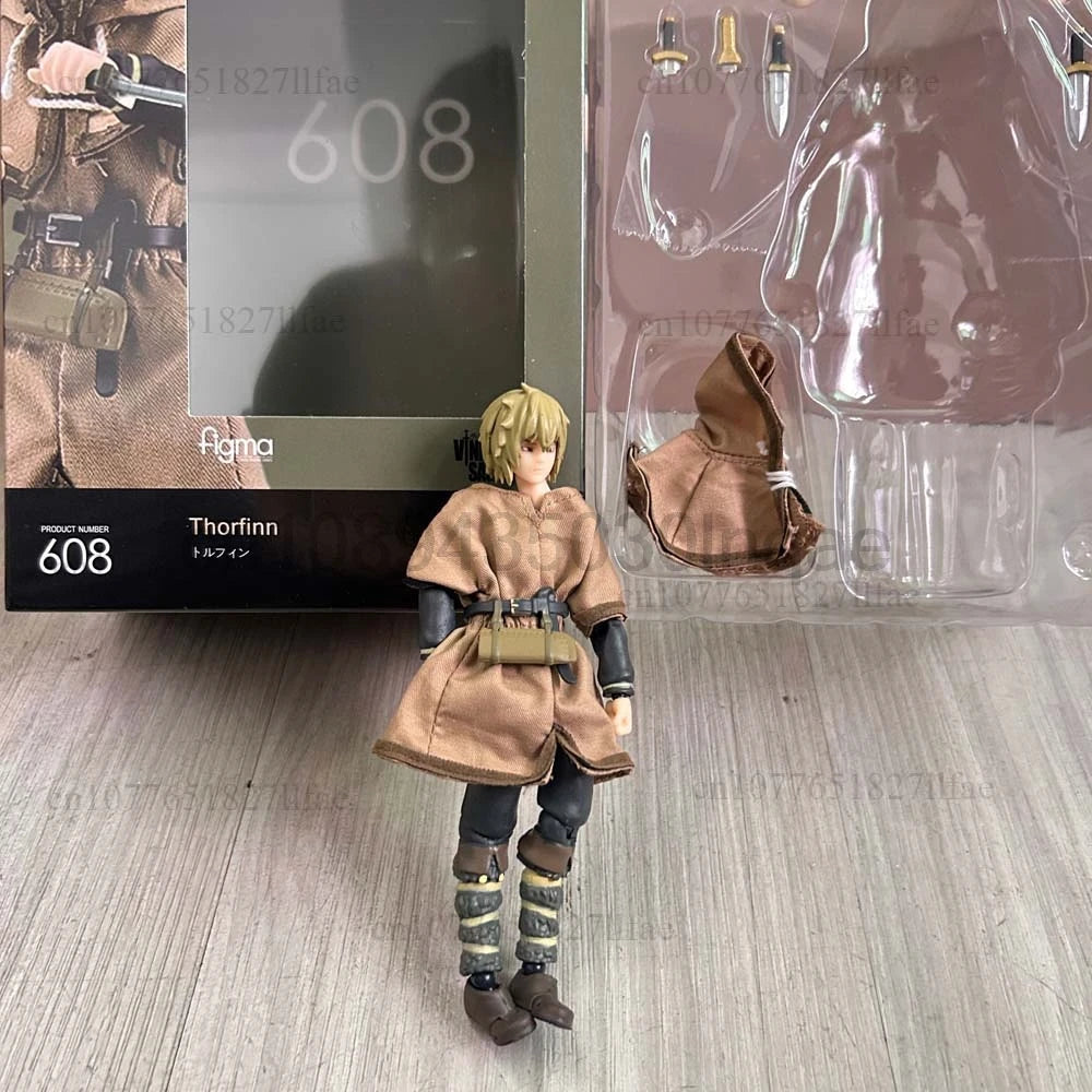 Figma 608 Thorfinn 14CM Vinland Saga Action Figure Model Toys Joint Movable Doll Birthday Present For Friends Room Ornament