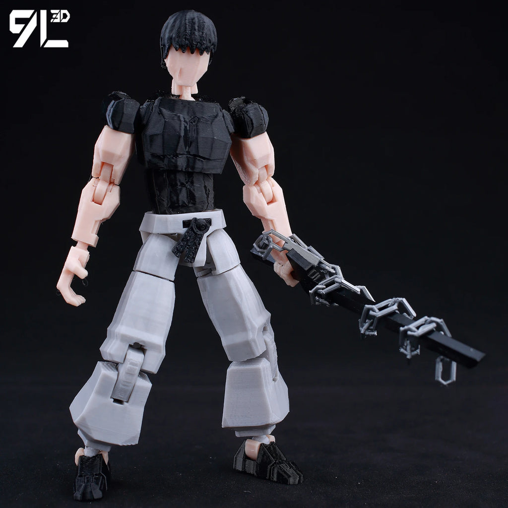 9L3D Titan13 Actionfigur für Kinder, 3D-gedruckt, Stressabbau, Dekompression, Geburtstagsgeschenke, Titan13 Anime-Figur, Sammlerstück