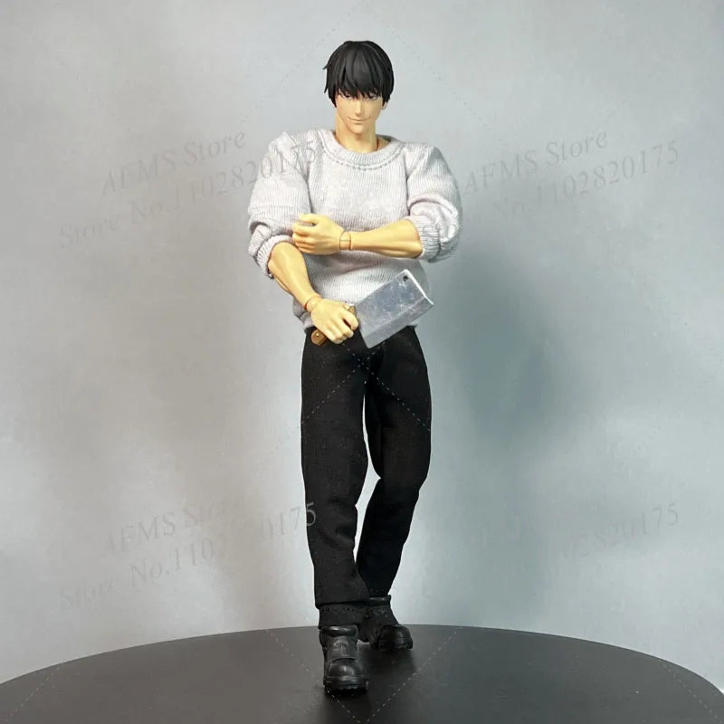 Колекционерска фигура в мащаб 1/12 Fushiguro Toji T Shirt Pants Ryomen Sukuna Itadori Yuji Aoi Todo Satoru Gojo Clothes Fit 6" Body