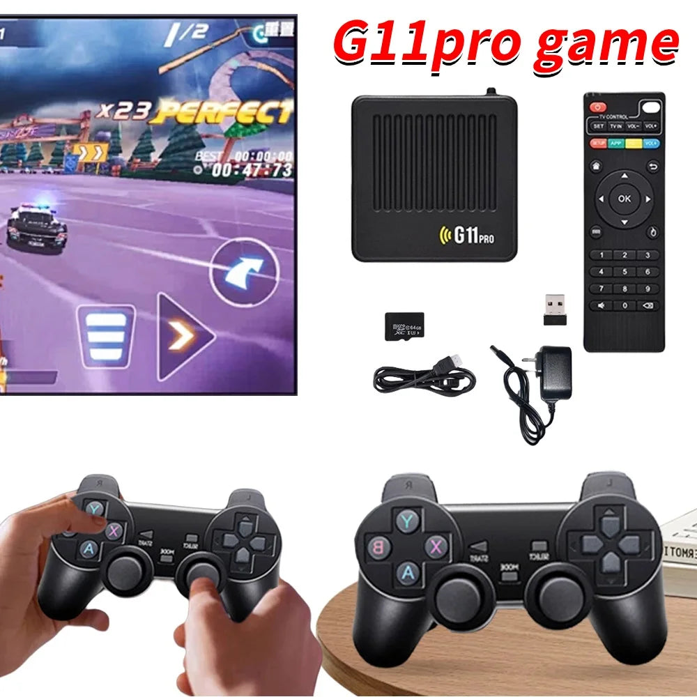 Gamebox Console G11 Pro Retro Game Box Built in 10000+ Retro Games Plug and Play 4K HD ...
