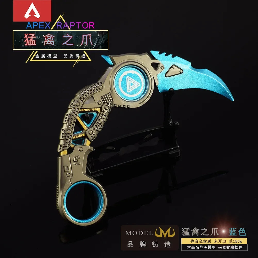 15cm Apex Heirloom The Claw of A Raptor Karambit Melee Knife Toy Sword Figure Combat Knife Gifts for Friends Game Peripheral