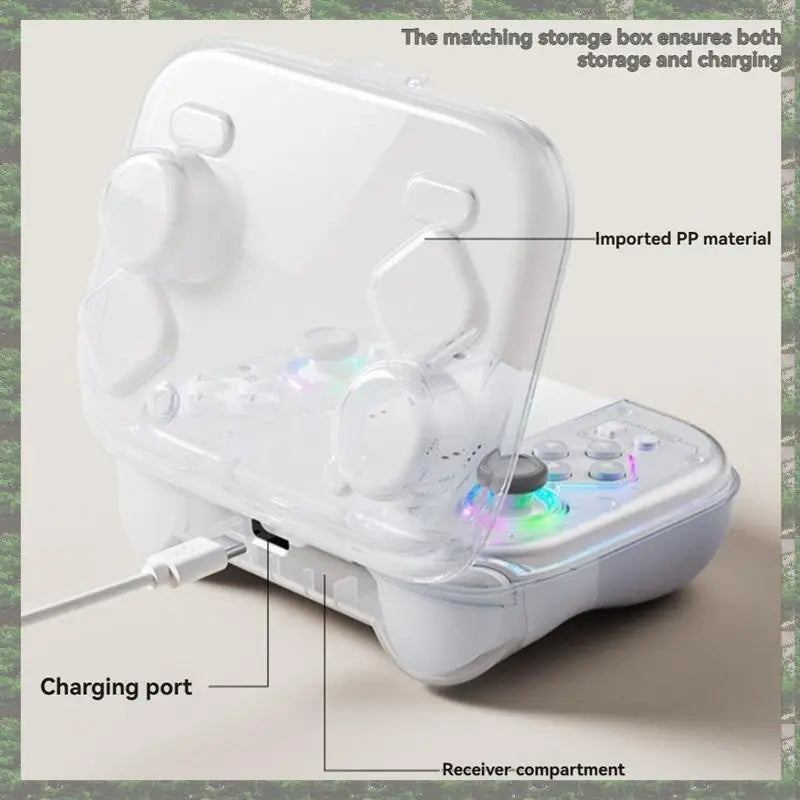 Aolion For Nintendo Switch/Lite/Oled Joypad BT 5.2 L/R Gamepad With RGB Light Game Controller For PC Android IOS