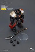 JOYTOY Warhammer 40000/40k The Horus Heresy White Scars Ebon Keshig Terminator 2 with Power Glaive Action Figure Doll Gift Model