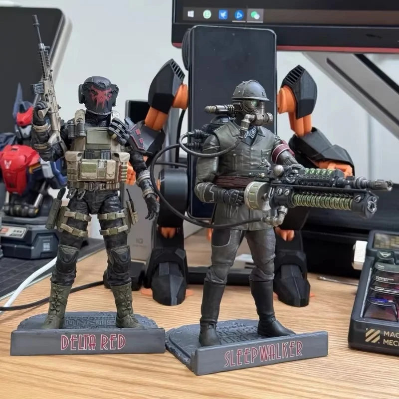 1/12 Fresh Monkey Fiction Declan Van Helsing Forgotten King Action Figure Operation: Monster Force Bbts Exclusive Model Toys