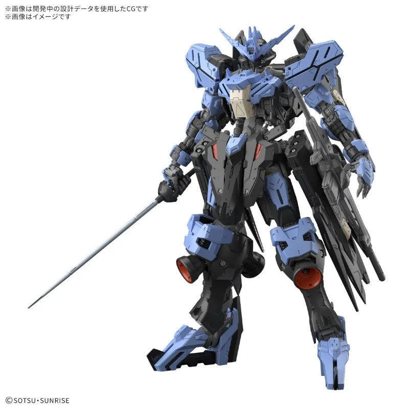 Bandai Original GUNDAM Anime Figur Montage Modell MG 1/100 Vidar Action Figur Spielzeug für Jungen Mädchen Kinder Geschenk Modell Ornamente