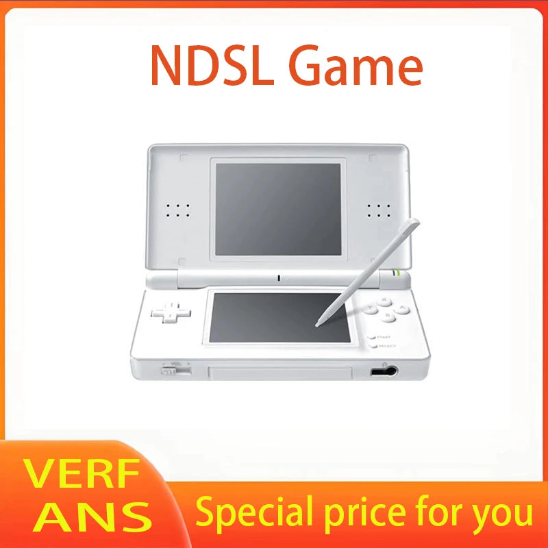 Refurbished NDSL Retro Game Console Full Colors Dual Screen Free Game for DS Lite Handheld Game Consola16G/32G/64G128G in stock