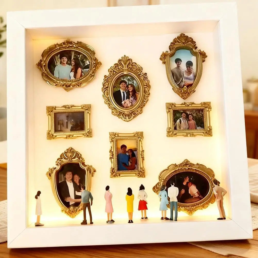 DIY Mini Museum Box Celebrate Your Unique Memories in Style, Shadow Box Frame Kit, Personalized DIY Photo Family Me Memory Decor