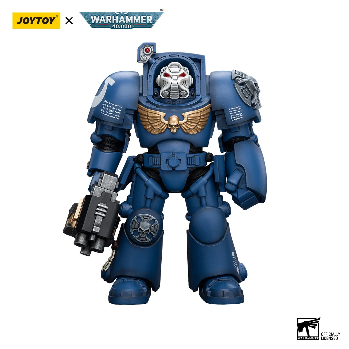 [IN STOCK]JOYTOY Warhammer 40K Action Figure 1/18 Ultramarines Terminator Squad 3PCS Model birthday