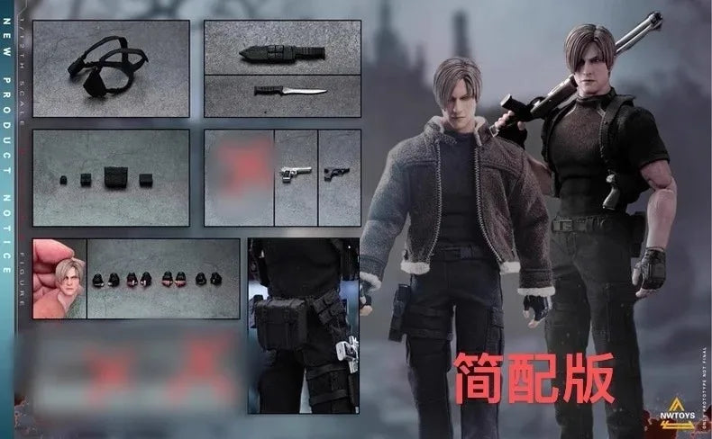 Original Limtoys Leon Rpd Officer 1/12 Scale Articulated Action Figure Collectible Deluxe Version Accessories Set In Stock