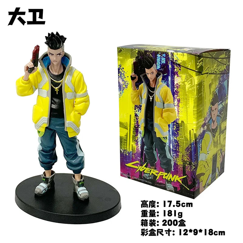 Hot Sales 22cm Cyberpunk #2077 Edgerunners Anime Figure Super Hacker Edge Walker Lucy Action Figure Collection Model Doll Toys