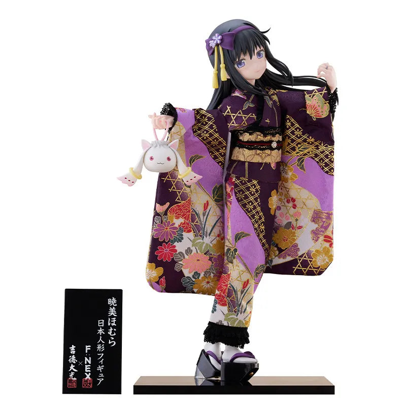 F:NEX Homura Akemi Figure Puella Magi Madoka Magica Rebellion Story Japanese Kimono Style Anime Collectible Hpoi In Stock