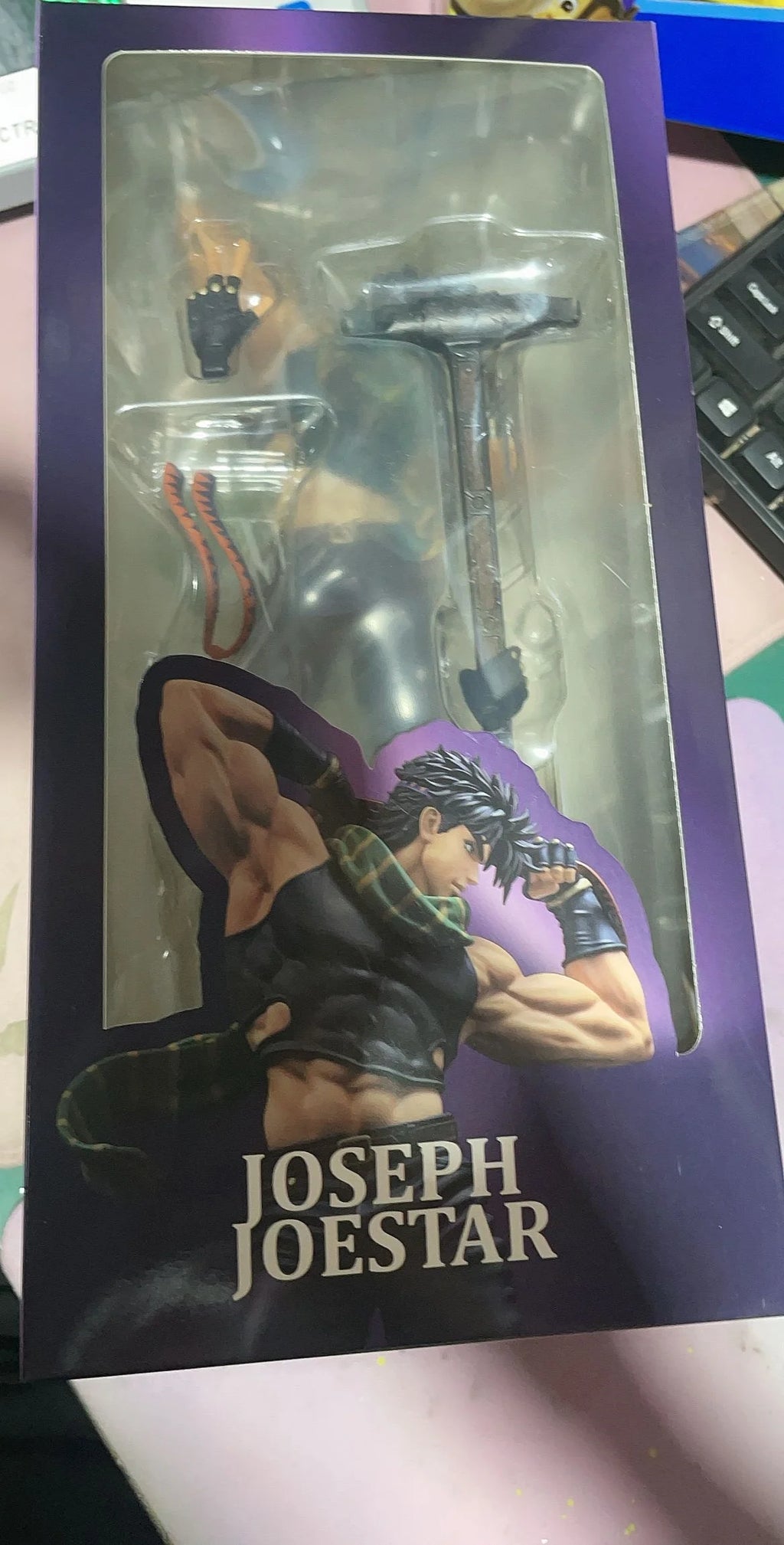 Jojo'S Bizarre Adventure Acgn Figure Statue Phantom Blood Joseph Joestar Gk Anime Model Ornament Collectible Toy Birthday Gift