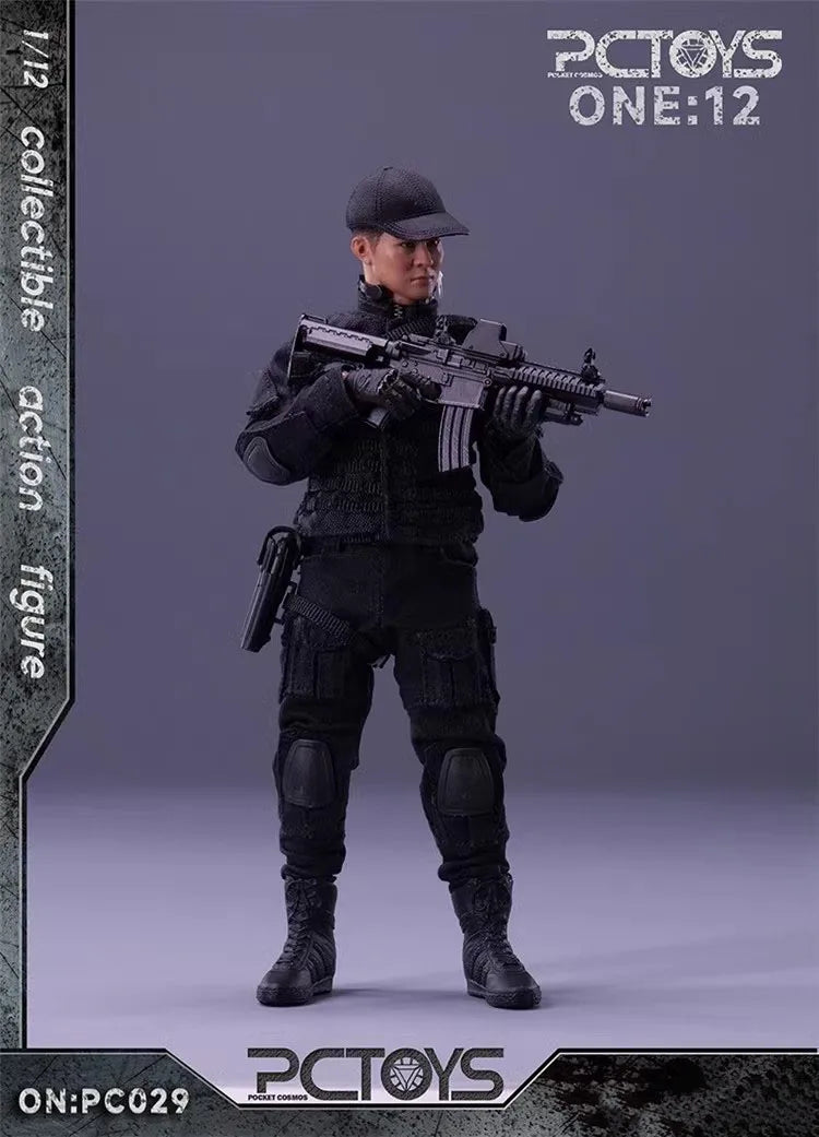 PCTOYS PC029 1/12 Soldier Special Agent Team 6'' Action Figure Doll Model Toy In Stock
